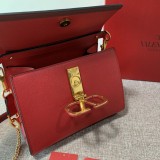 Valentino Womens Bags Shoulder Messenger Bags Luxury Cross Body Handbag Calfskin leather with naOrigil Box