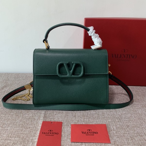 Valentino Womens Bags Shoulder Messenger Bags Luxury Cross Body Handbag Calfskin leather with naOrigil Box