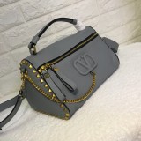 Valentino Womens Bags Shoulder Messenger Bags Luxury Cross Body Handbag Calfskin leather with naOrigil Box