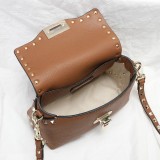 Valentino Womens Bags Shoulder Messenger Bags Luxury Cross Body Handbag Calfskin leather with naOrigil Box