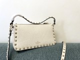 Valentino Womens Bags Shoulder Messenger Bags Luxury Cross Body Handbag Calfskin leather with naOrigil Box