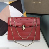 Bvlgari Womens Bags Shoulder Messenger Bags Luxury Cross Body Handbag Calfskin leather with naOrigil Box