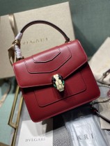 Bvlgari Womens Bags Shoulder Messenger Bags Luxury Cross Body Handbag Calfskin leather with naOrigil Box