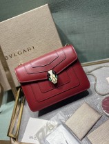 Bvlgari Womens Bags Shoulder Messenger Bags Luxury Cross Body Handbag Calfskin leather with naOrigil Box