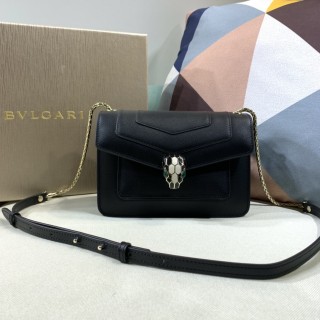 Bvlgari Womens Bags Shoulder Messenger Bags Luxury Cross Body Handbag Calfskin leather with naOrigil Box