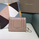 Bvlgari Womens Bags Shoulder Messenger Bags Luxury Cross Body Handbag Calfskin leather with naOrigil Box