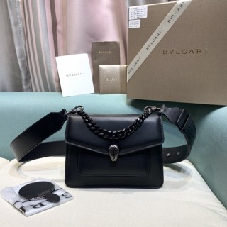 Bvlgari Womens Bags Shoulder Messenger Bags Luxury Cross Body Handbag Calfskin leather with naOrigil Box