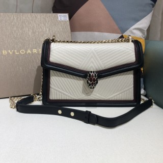 Bvlgari Womens Bags Shoulder Messenger Bags Luxury Cross Body Handbag Calfskin leather with naOrigil Box