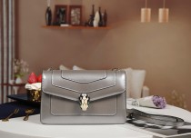 Bvlgari Womens Bags Shoulder Messenger Bags Luxury Cross Body Handbag Calfskin leather with naOrigil Box