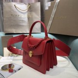 Bvlgari Womens Bags Shoulder Messenger Bags Luxury Cross Body Handbag Calfskin leather with naOrigil Box