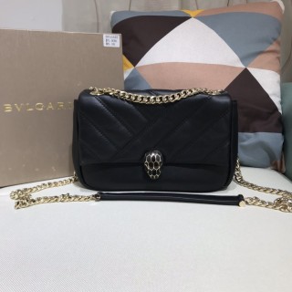 Bvlgari Womens Bags Shoulder Messenger Bags Luxury Cross Body Handbag Calfskin leather with naOrigil Box