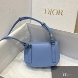 DIOR Womens Bags Shoulder Messenger Bags Luxury Cross Body Handbag Calfskin leather with naOrigil Box