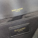 YSL Womens Bags Shoulder Messenger Bags Luxury Cross Body Handbag Calfskin leather with naOrigil Box