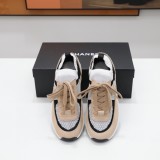 Chanel 2022 Women's Flyknit Casual Sneakers Laces Original Box