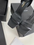 Saint Laurent classic LOGO heeled sandals with original box