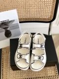 Chanel New Velcro Sandals with Original Box