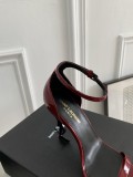 Saint Laurent classic LOGO heeled sandals with original box