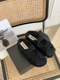 Chanel New Velcro Sandals with Original Box