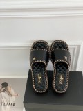 Chanel New Chain Chunky Heel Sandals with Original Box