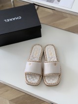 Chanel New Chain Chunky Heel Sandals with Original Box