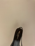 Saint Laurent New Metal Chain High Heel Lace in original box