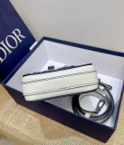 Dior Womens Bags Shoulder Messenger Bags Luxury Cross Body Handbag Calfskin leather with naOrigil Box