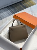 Hermes Womens Bags Shoulder Messenger Bags Luxury Cross Body Handbag Calfskin leather with naOrigil Box