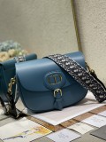 Dior Womens Bags Shoulder Messenger Bags Luxury Cross Body Handbag Calfskin leather with naOrigil B