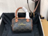 Celine Womens Bags Shoulder Messenger Bags Luxury Cross Body Handbag Calfskin leather with naOrigil B