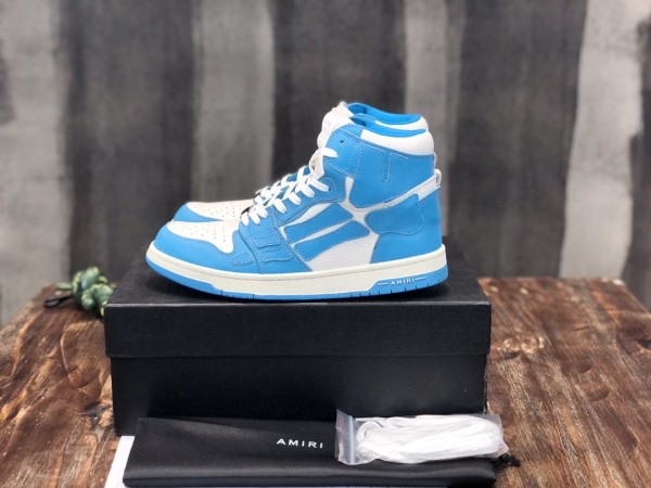 Amiri Skel high top sneakers in original boxnal Box