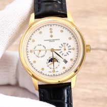 Vacheron Constantin's latest men's watch with day, month, date, moon, sun and other functions in one with original box