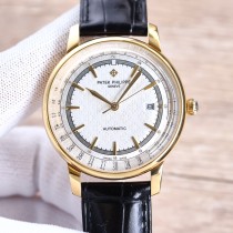 Patek Philippe Highest Edition Watch Glass Material Surface Outer Diameter Elegant Arabic Numerals Italian Leather Wrist Strap Original Box