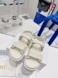 Dior2022 new velcro pearl all-match sandals with original box