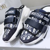 Dior 2022 women's latest sports semi-slip casual shoelaces original original box