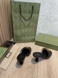 Gucci New 2022 Summer New Ladies Double G Buckle Slippers Sandals Italian Leather Outsole with Original Box