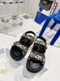 Dior2022 new Velcro all-match sandals with original original box