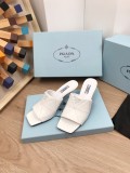 Prada2022 latest counter new work early spring one-word sandals series with original original box