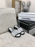 Chanel Spring/Summer Latest Layout Explosive Wooden Sole Slippers Fashion Versatile Series With Original Box