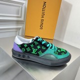 Louis Vuitton 2022 men's new lace-up high-end sports casual shoelaces original original box