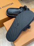 Louis Vuitton 2022 spring and summer chain slippers new lambskin upper with original original box