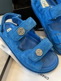 Chanel Spring/Summer Resort Collection Velcro Beach Sandals with Original Box