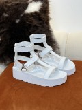 Hermes Spring/Summer 2022 Roman Simple Leather Strap Sandals with Original Box