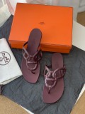 Hermes New Pig Nose Anti-Slip Scrub Upper Slippers With Original Box