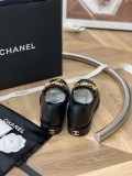 Chanel 2022 spring and summer new retro leather loafers original original box