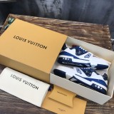 Louis Vuitton Silver Casual Sneakers Original Box