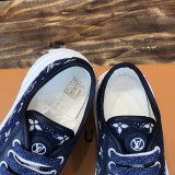 Louis Vuitton Ladies Latest Canvas Casual Sneakers with Original Box