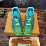 Louis Vuitton Silver Casual Sneakers Original Box