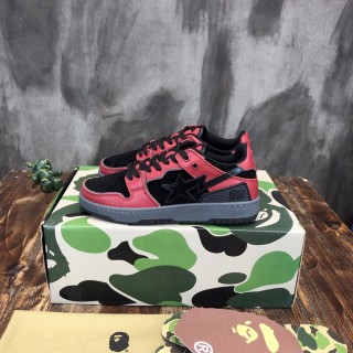 BAPE 2022C spring and summer new camouflage texture retro skateboard shoes with original box