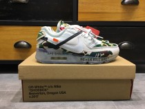 Nike Top Edition Virgil Abloh Custom White Grey Ice Fan Green Sneakers Original Box