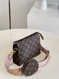 Louis Vuitton Women's Bag Shoulder Crossbody Luxury Crossbody Handbag Calfskin w/ naOriginil Box